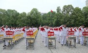 石门一中：千余高三学子集体宣誓致敬“成人礼”